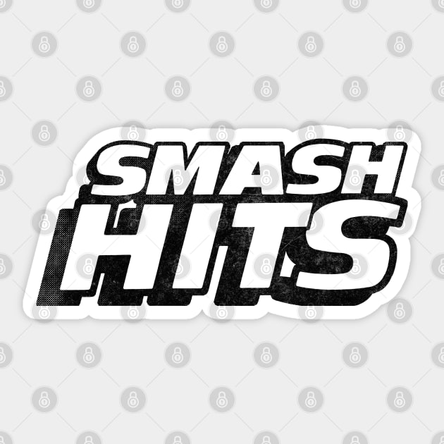 80s Smash Hits Faded Look Design Sticker by CultOfRomance